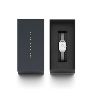 Orologio Daniel Wellington Quadro Argento Donna 20x26 mm - DW00100438