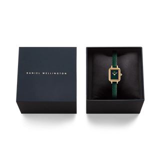 Orologio Daniel Wellington Quadro Mini 15.4X18.2 Green Lizard Warwick - Dw00100958