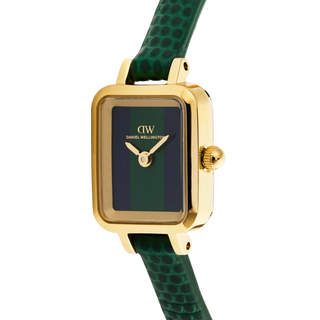 Orologio Daniel Wellington Quadro Mini 15.4X18.2 Green Lizard Warwick - Dw00100958