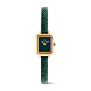 Orologio Daniel Wellington Quadro Mini 15.4X18.2 Green Lizard Warwick - Dw00100958