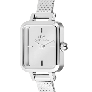 Orologio Daniel Wellington Quadro Mini Reflection Silver Donna 15,4x18,2 mm - DW00100800