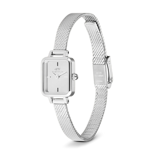 Orologio Daniel Wellington Quadro Mini Reflection Silver Donna 15,4x18,2 mm - DW00100800