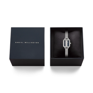 Orologio Daniel Wellington Quadro Mini Sterling Glasgow Silver Donna 15,4x18,2 mm - DW00100960