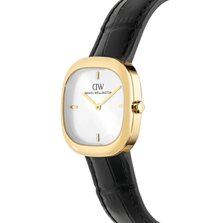 Orologio Daniel Wellington Racket Club Lady 24X28 Black-Croc Black - Dw00100995