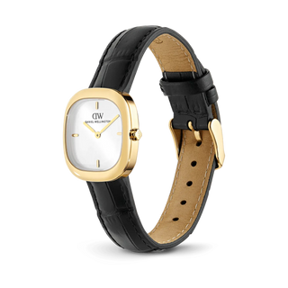 Orologio Daniel Wellington Racket Club Lady 24X28 Black-Croc Black - Dw00100995