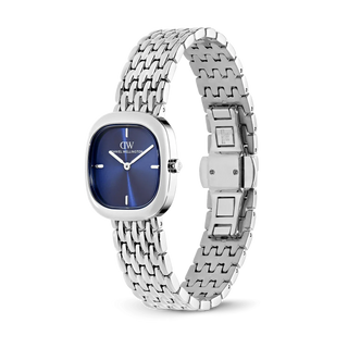 Orologio Daniel Wellington Racket Club Lady 24X28 Royal Blue Grain-Link - Dw00100992