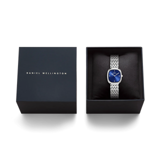 Orologio Daniel Wellington Racket Club Lady 24X28 Royal Blue Grain-Link - Dw00100992