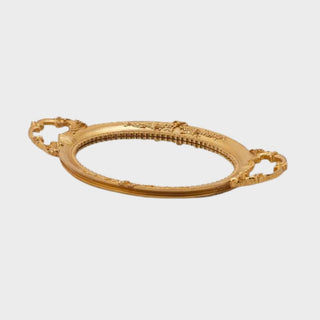 Vassoio Specchiato dorato