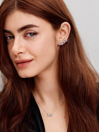 Large Bright Bow Earrings