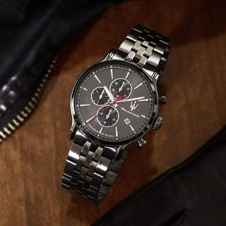 Orologio Maserati Uomo Epoca Slim 40mm Acciaio Grigio - R8873618036