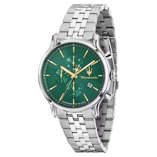 Orologio Maserati Uomo Epoca Silm 40 mm Acciaio Verde - R8873618038