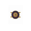 Anello Cocktail Zirconi Blu Rosso e Crystal