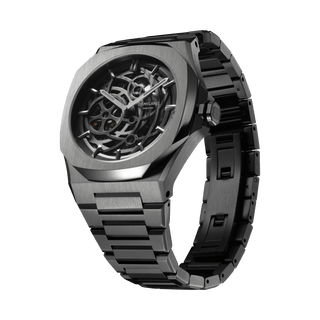 Orologio Skeleton Bracelet - Gun Metal