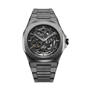 Orologio Skeleton Bracelet - Gun Metal