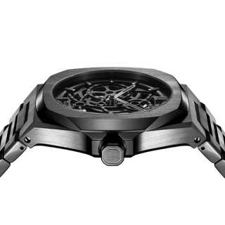 Orologio Skeleton Bracelet - Gun Metal