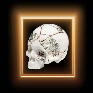 Kintsugi Skull