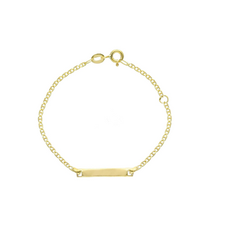 Bracciale baby neonato Oro 9 kt -  personalizzabile