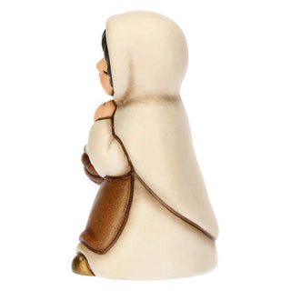 Donna Con Cesto Di Uova In Ceramica Presepe Classico