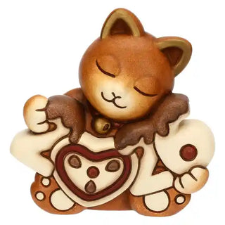 Gatto Momi Buon Anno 2026 In Ceramica