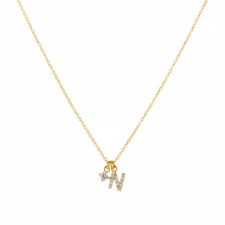Collana Iniziale N Pavè C/Petit