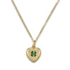Collana Cuore Fiorito e Quadrifoglio