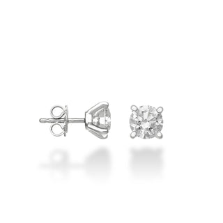1.24 Ct. Solitaire Earrings