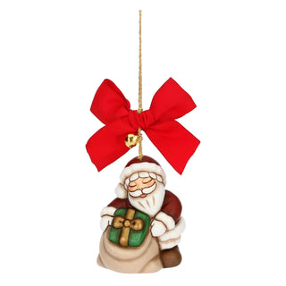 Addobbo natalizio Babbo Natale in ceramica, maxi Thun 5,7x5x7,1 cm - Armando Poggi Firenze
