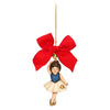 Large ceramic ballerina Christmas ornament