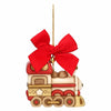 Ceramic locomotive Christmas ornament, extra large