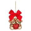 Addobbo natalizio Teddy in ceramica, maxi