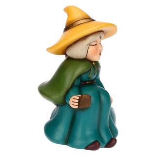 Befana Berta con sacco dei regali, media Thun 13,4x8,6x13,6 cm - Armando Poggi Firenze