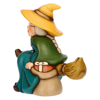 Befana Berta con sacco dei regali, media Thun 13,4x8,6x13,6 cm - Armando Poggi Firenze