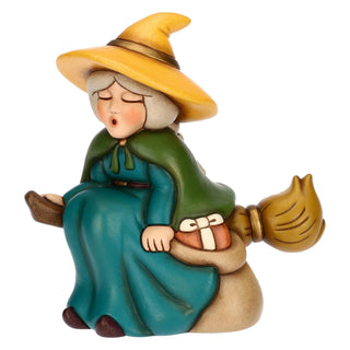 Befana Berta con sacco dei regali, media Thun 13,4x8,6x13,6 cm - Armando Poggi Firenze