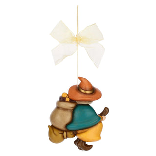 Befana Berta da appendere in ceramica Thun 8,3x5x10,2 cm - Armando Poggi Firenze