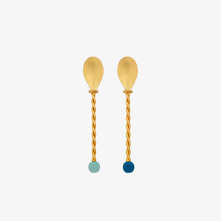 Set 2 Cucchiai Cocktail / Set 2 Cocktail Spoons 16,5 Cm