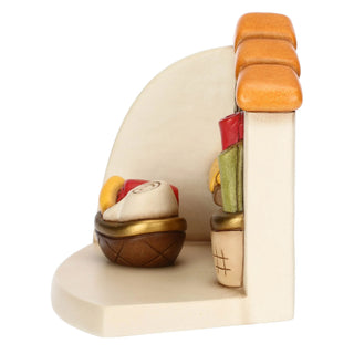 Bottega Della Sarta Con Cesti Di Stoffe Presepe Classico Thun 15,6 x 10,8 x 12 cm - Armando Poggi Firenze