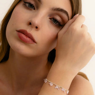 Rose Gold Plated Silver Bracelet