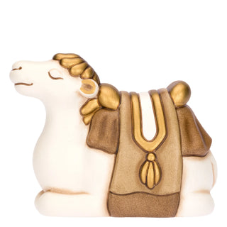 Cammello seduto in ceramica Presepe Classico Thun 9,5 x 5,2 x 7,3 cm h - Armando Poggi Firenze