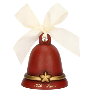 Campanella Limited Edition Natale 2026, rosso Thun 7,1x7,1x7,8 cm - Armando Poggi Firenze