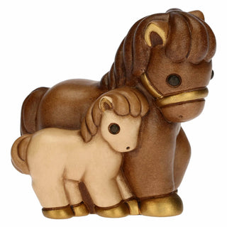 Cavallo Con Puledro - Presepe Classico Thun 7,2 x 4,6 x 7,2 cm h - Armando Poggi Firenze