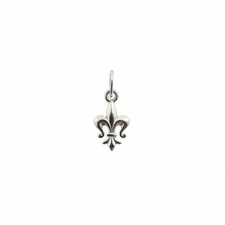 Charm Giglio in Oro Bianco 18kt Piccolo