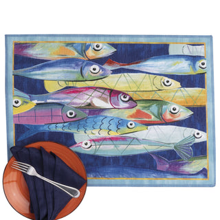 Mymat Sottopiatto Set/2 Poisson Bleu