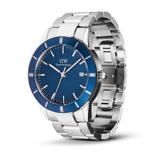 Orologio Iconic Paradigma Link S 40 Blue Bezel Blue Enamel