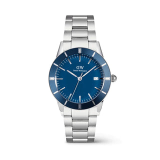 Orologio Iconic Paradigma Link S 40 Blue Bezel Blue Enamel