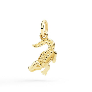 Charm Coccodrillo Oro Giallo 9K