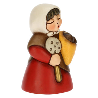 Donna Con Castagne - Presepe Classico Thun - Armando Poggi Firenze