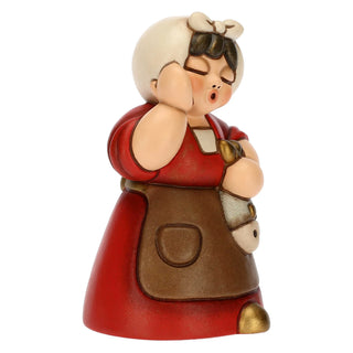 Donna con pesce - Presepe Classico Thun - Armando Poggi Firenze