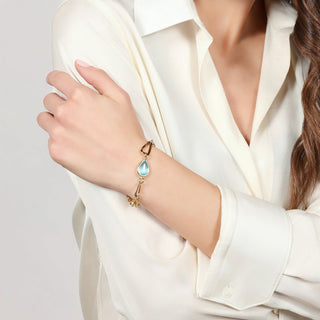 Bracciale con Goccia Azzurra