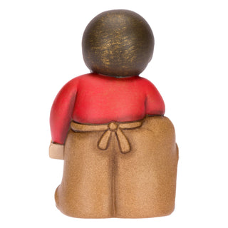 Falegname in ceramica Presepe Classico Thun 4,9 x 3,7 x 7,9 cm h - Armando Poggi Firenze