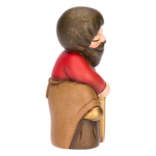Falegname in ceramica Presepe Classico Thun 4,9 x 3,7 x 7,9 cm h - Armando Poggi Firenze